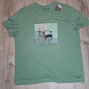 Life Is Good Men's 2XL Short Sleeve Tee NWT